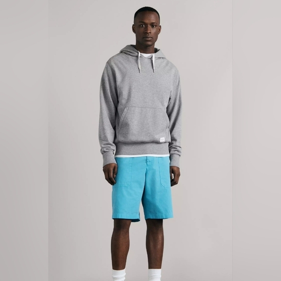 RAG & BONE Cliffe Peached Cotton Field Shorts in Topaz Size 31 - Picture 2 of 13